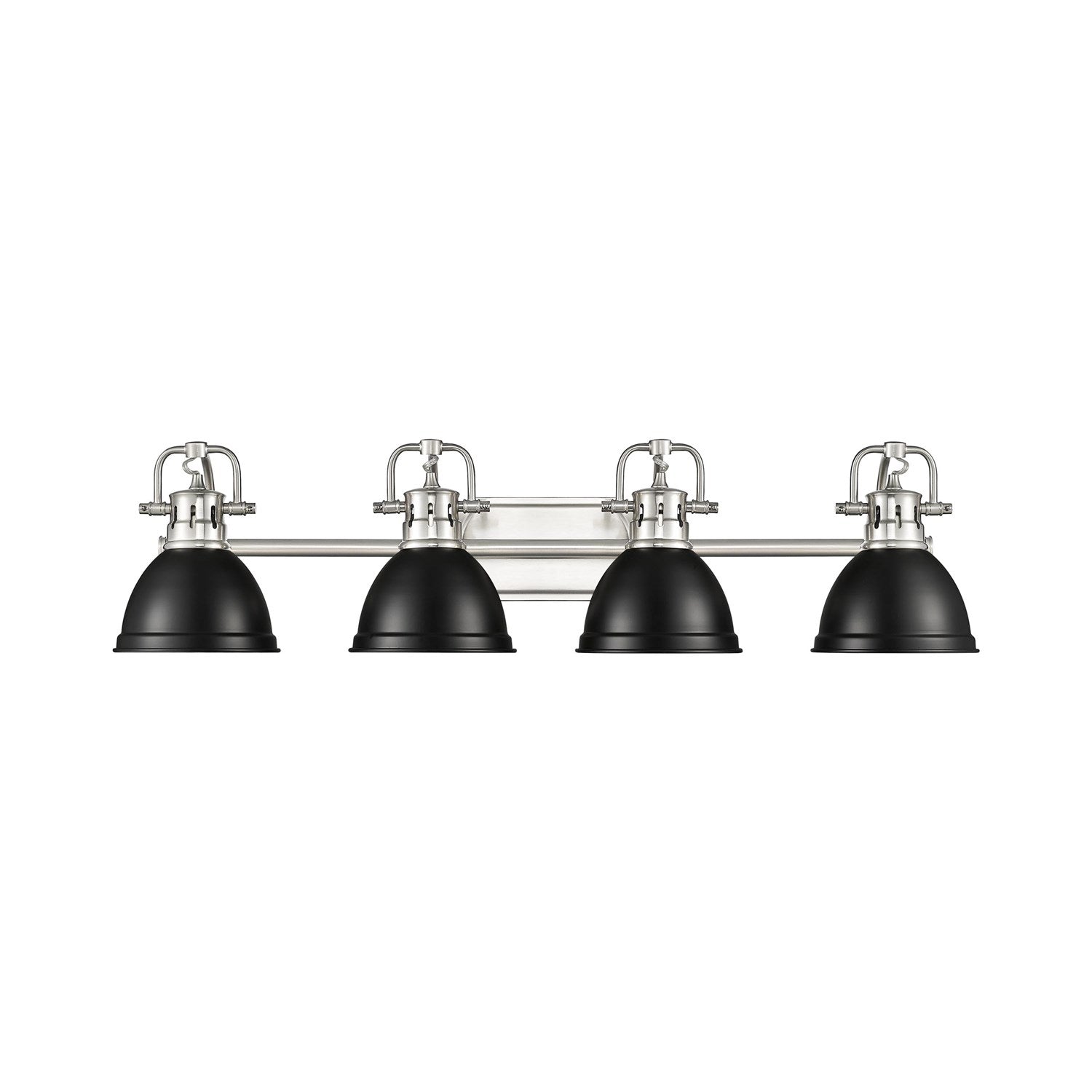 4-Light Bath Vanity In Pewter With Matte Black by Golden