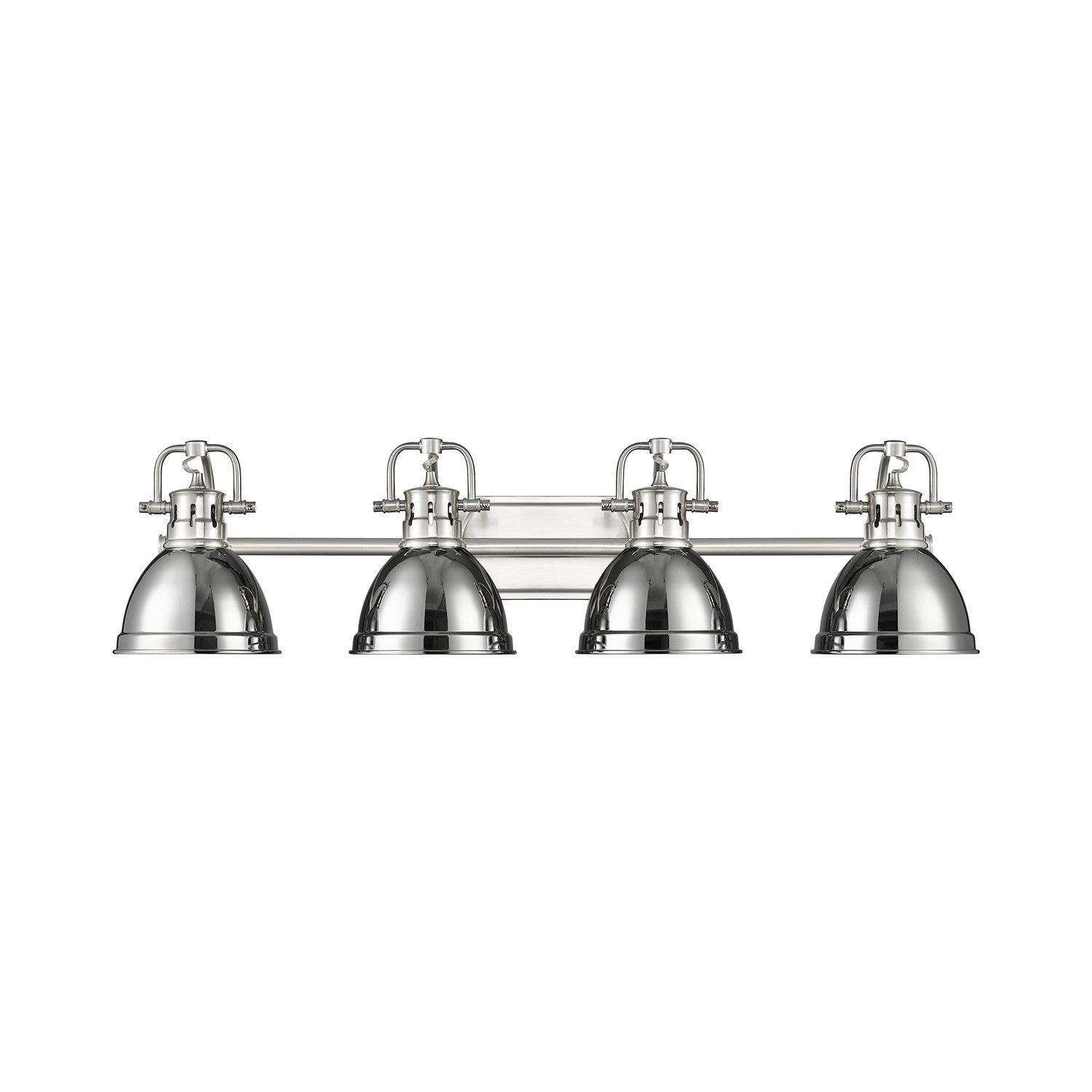 4-Light Bath Vanity In Pewter With Chrome by Golden