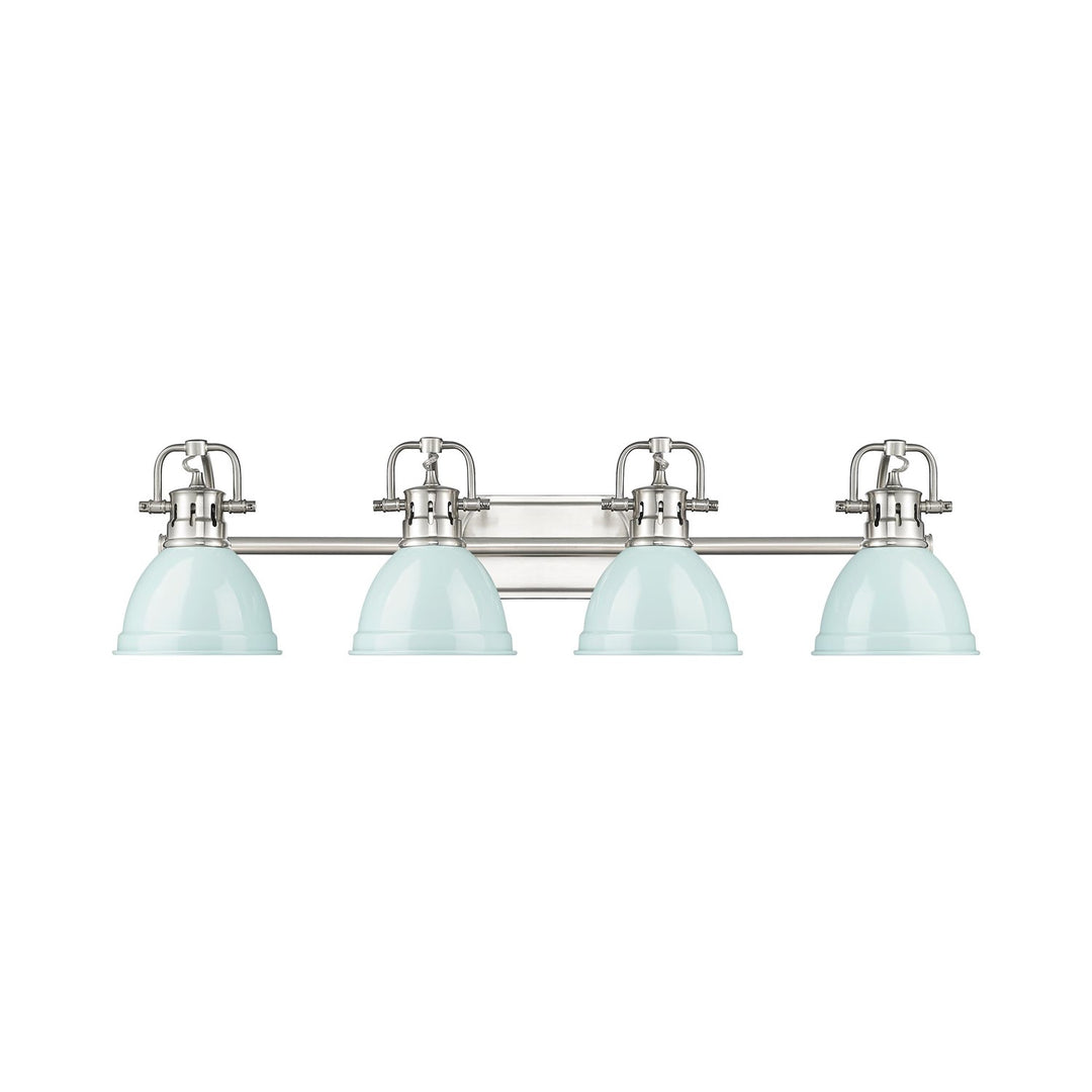 4-Light Bath Vanity In Pewter With Seafoam by Golden