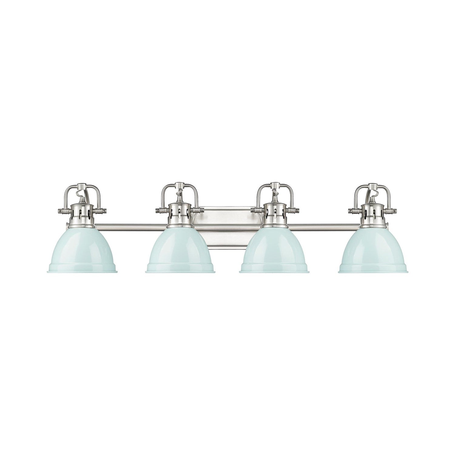 4-Light Bath Vanity In Pewter With Seafoam by Golden