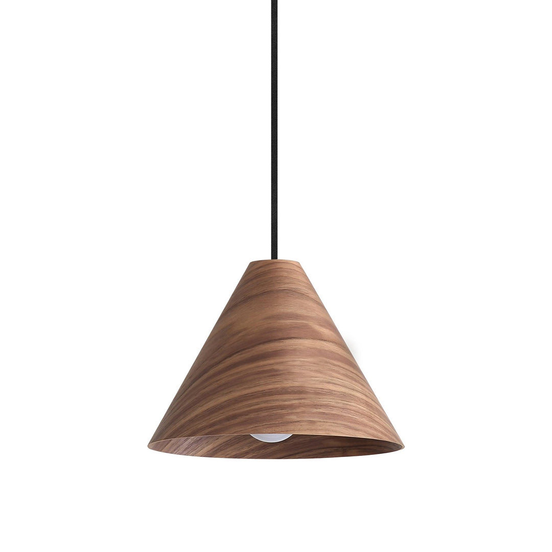 1-Light Mini Pendant In Dark Walnut by Golden