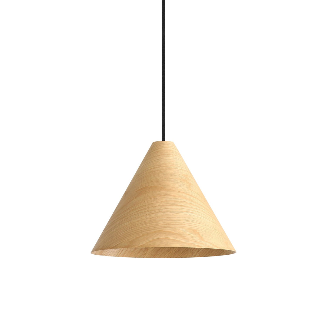 1-Light Pendant In Light Walnut by Golden