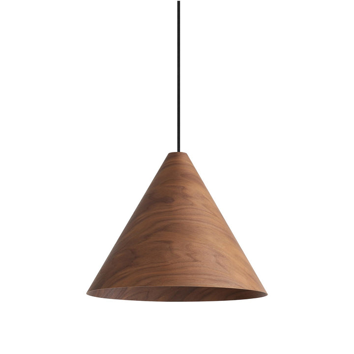 2-Light Pendant In Dark Walnut by Golden