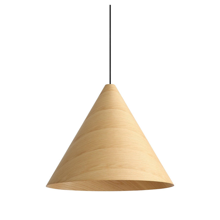 3-Light Pendant In Light Walnut by Golden