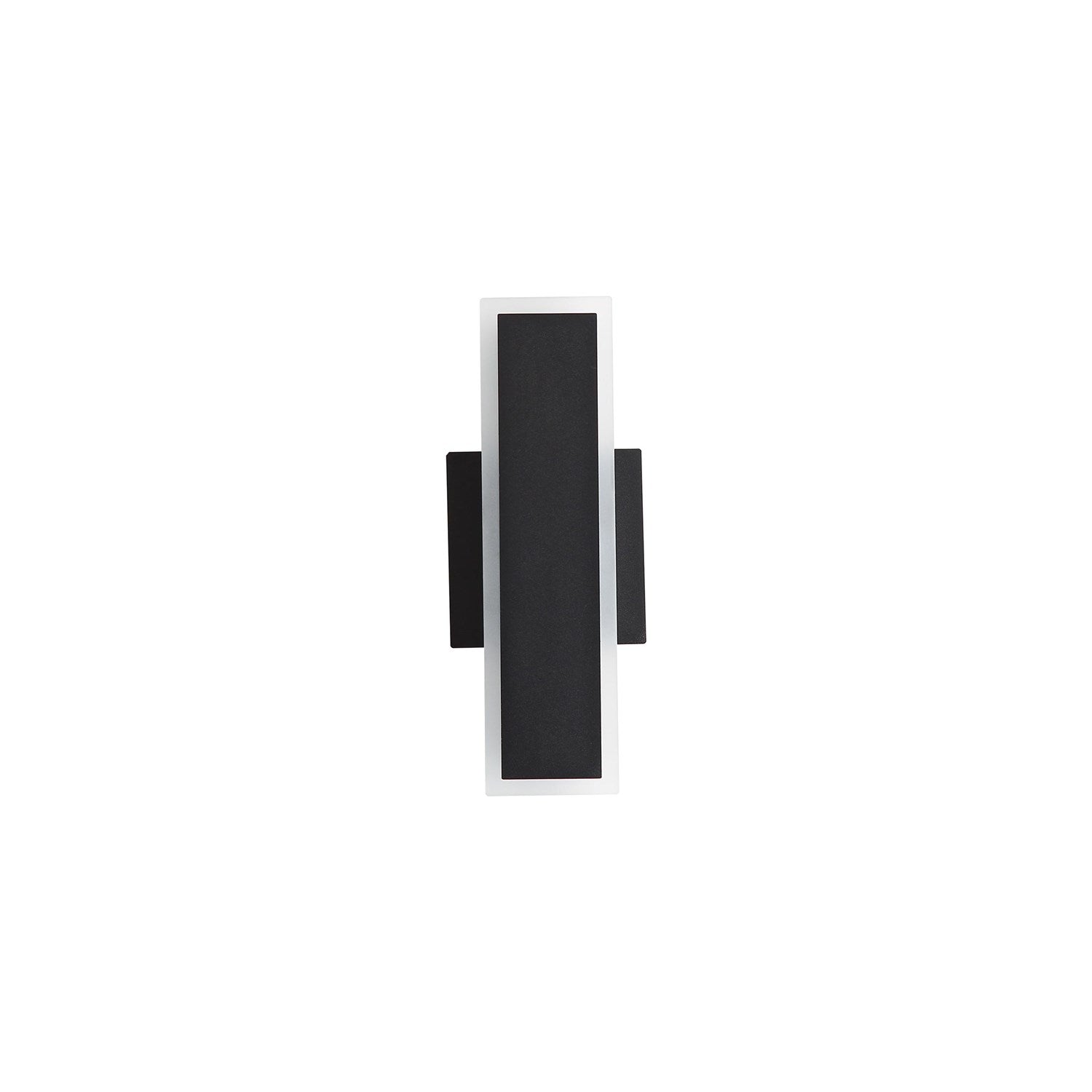 Led 12" Wall Sconce - Outdoor In Sand Black by Golden