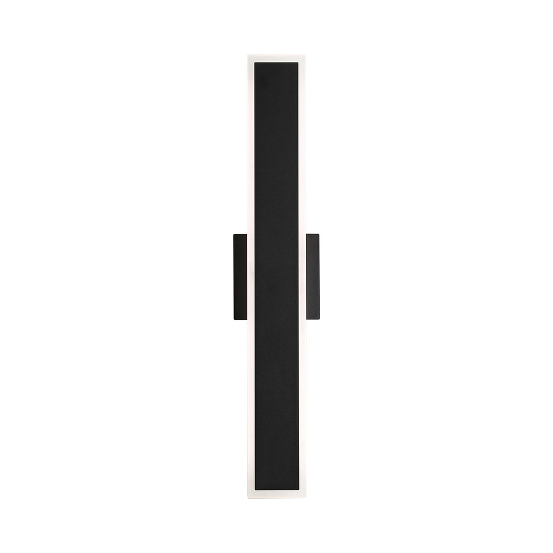 Led 24" Wall Sconce - Outdoor In Sand Black by Golden
