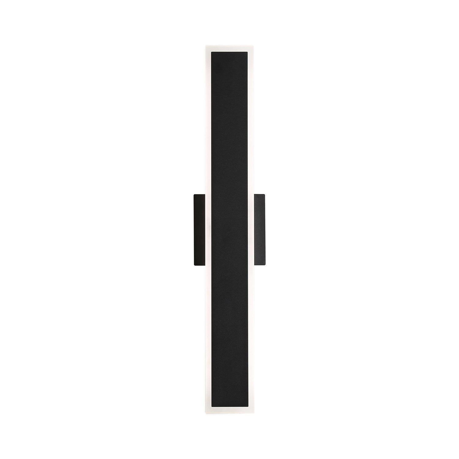 Led 24" Wall Sconce - Outdoor In Sand Black by Golden