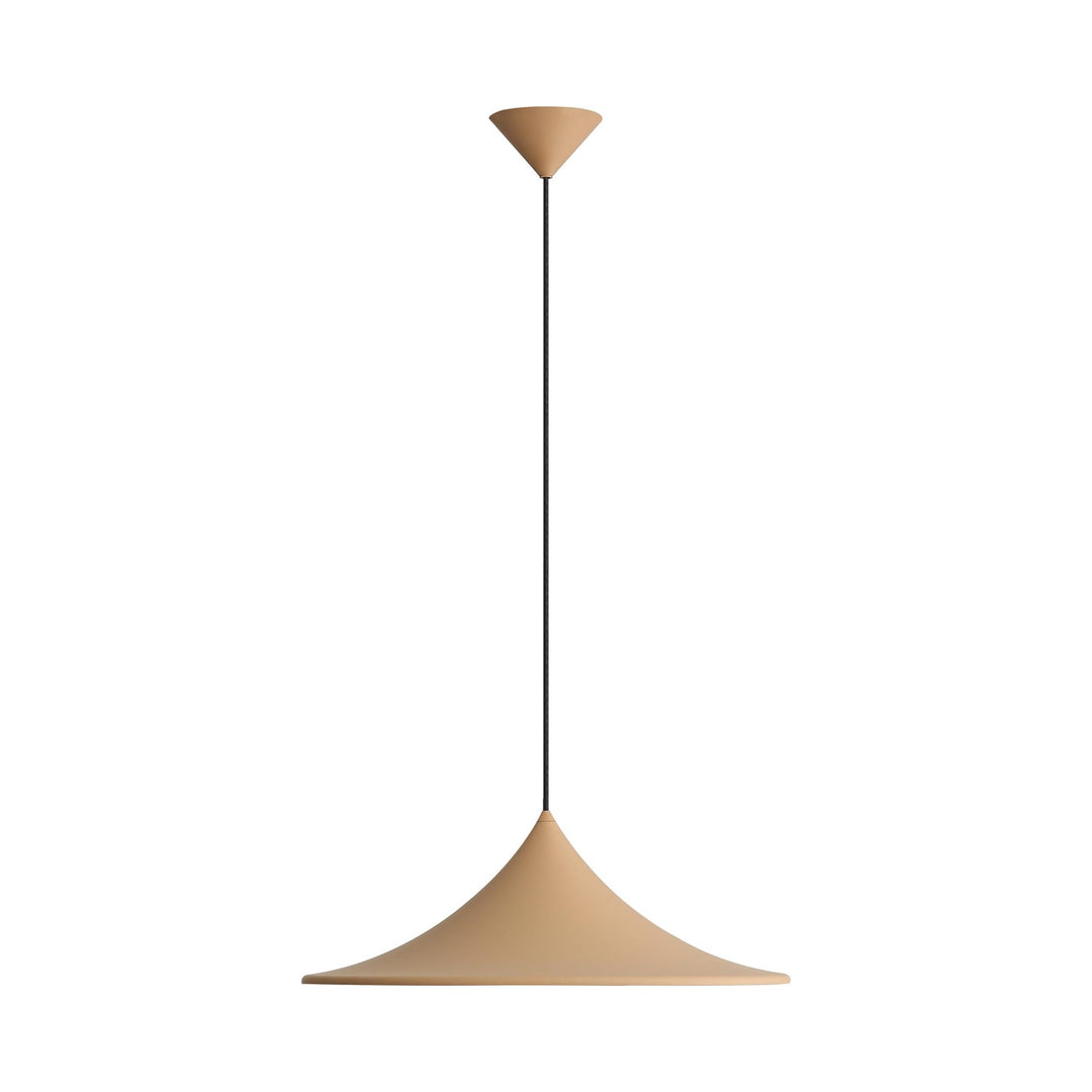 1-Light Pendant In Latte by Golden