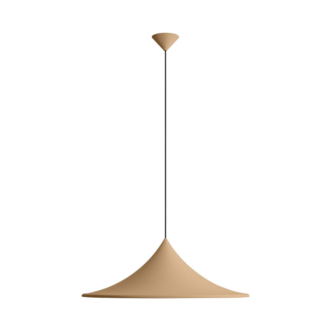 1-Light Pendant In Latte by Golden