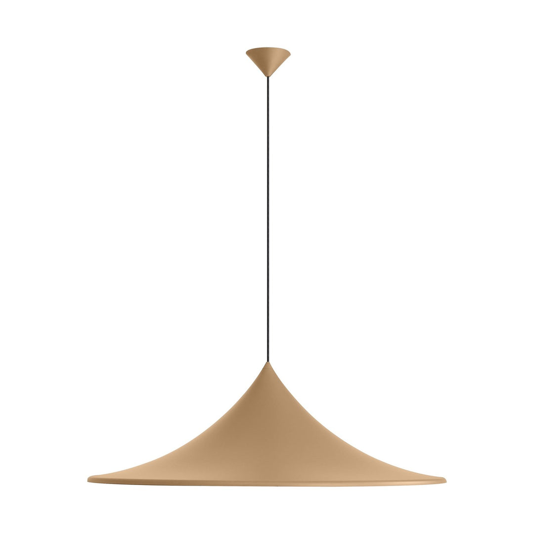1-Light Pendant In Latte by Golden