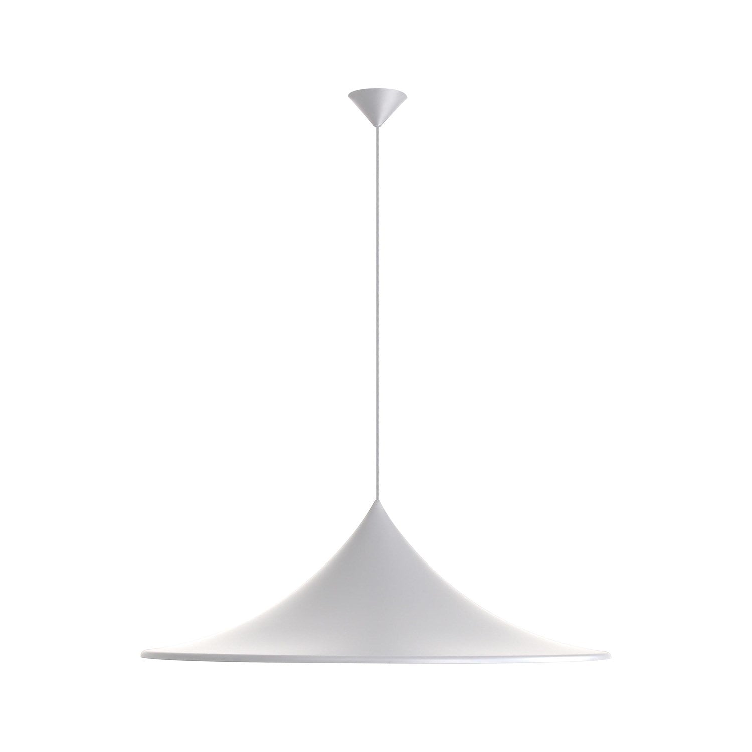 1-Light Pendant In Sand White by Golden