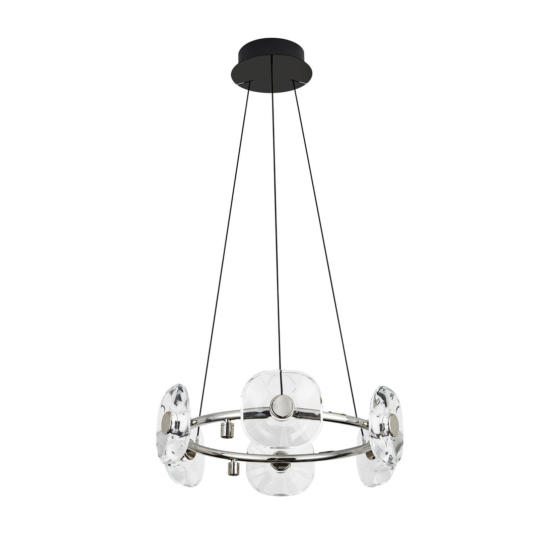 Led 6 Light Chandelier In Chrome