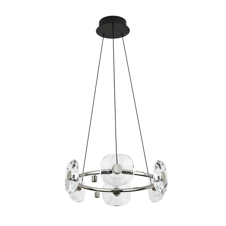 Led 6 Light Chandelier In Chrome