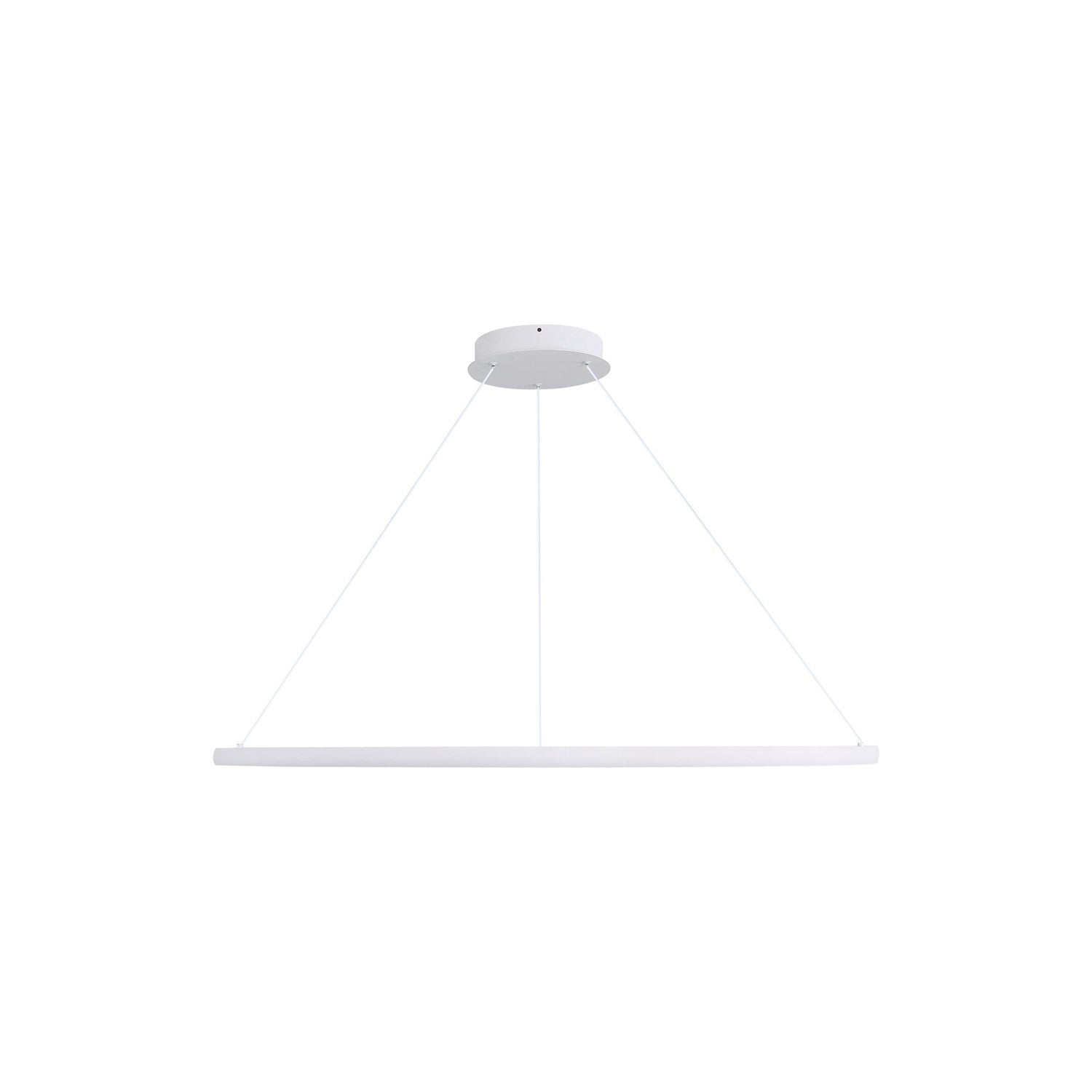 47" Led Ring Chandelier In Sand White by Golden