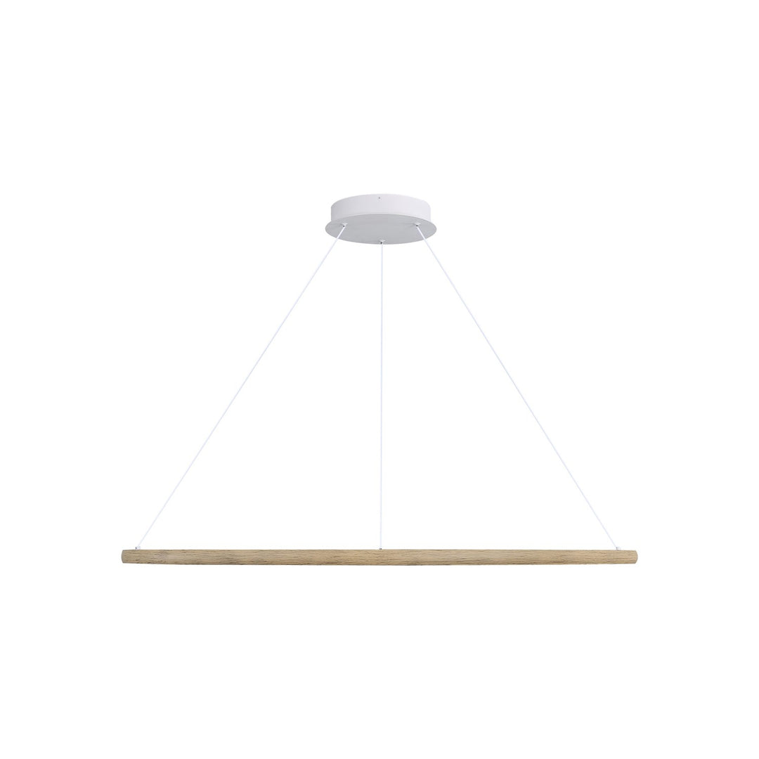 59" Led Ring Chandelier In Walnut by Golden