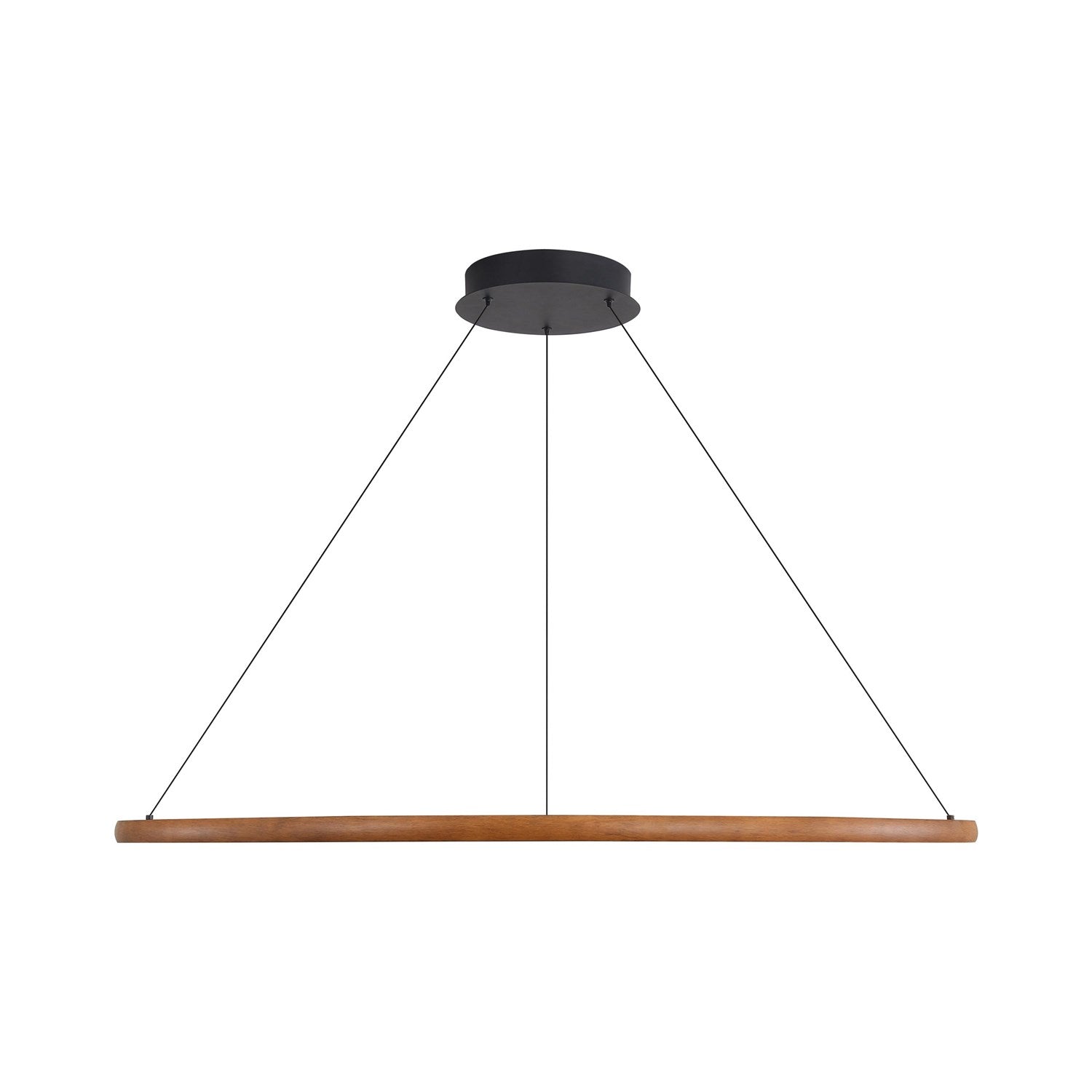 71" Led Ring Chandelier In Driftwood by Golden