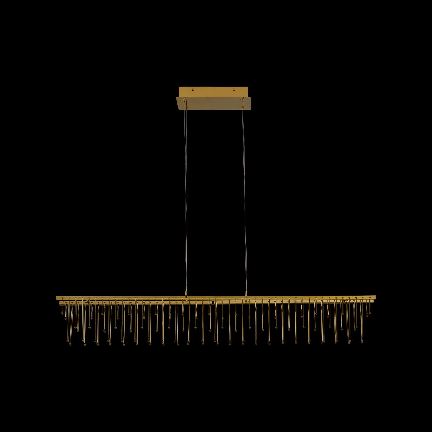 48" Led Linear Pendant In Stainless Steel Gold by Golden