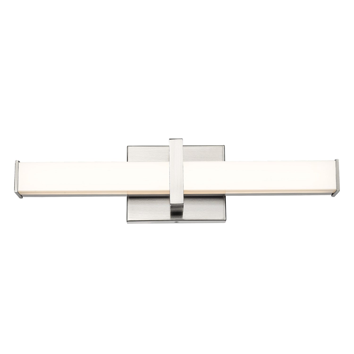 1-Light Vanity Light In Pewter With Opal Glass by Golden