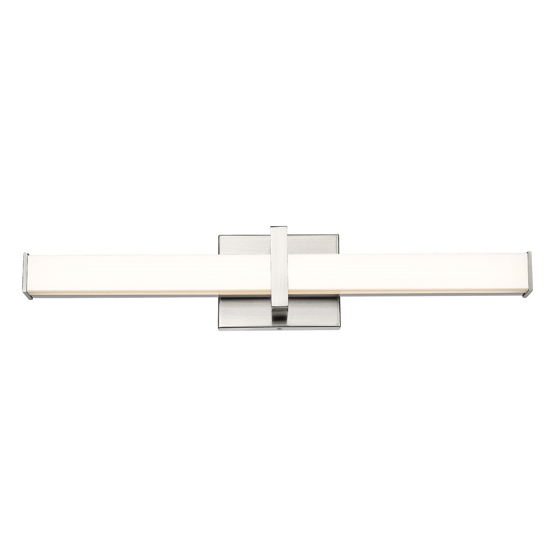 1-Light Vanity Light In Pewter With Opal Glass by Golden