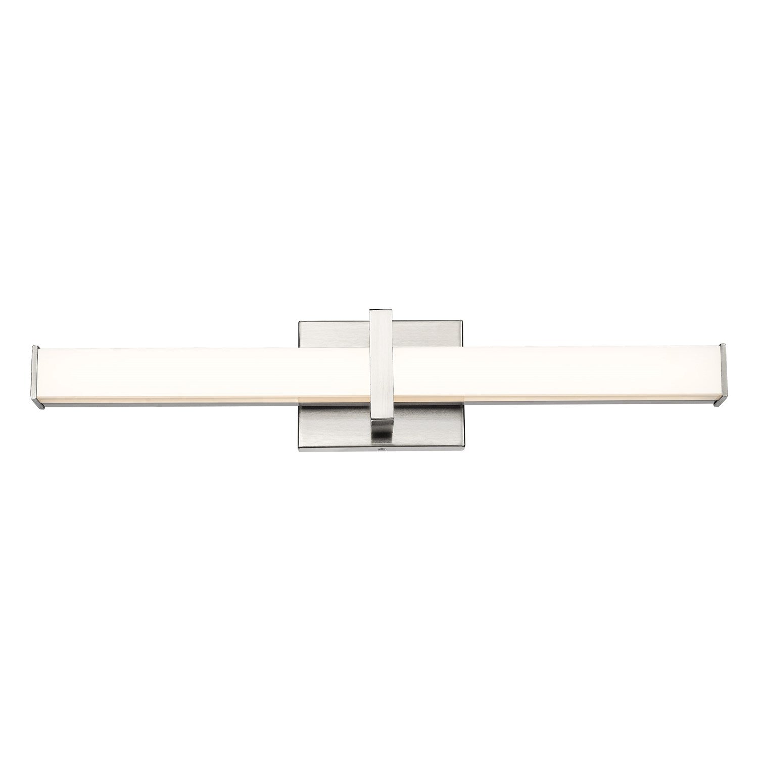 1-Light Vanity Light In Pewter With Opal Glass by Golden