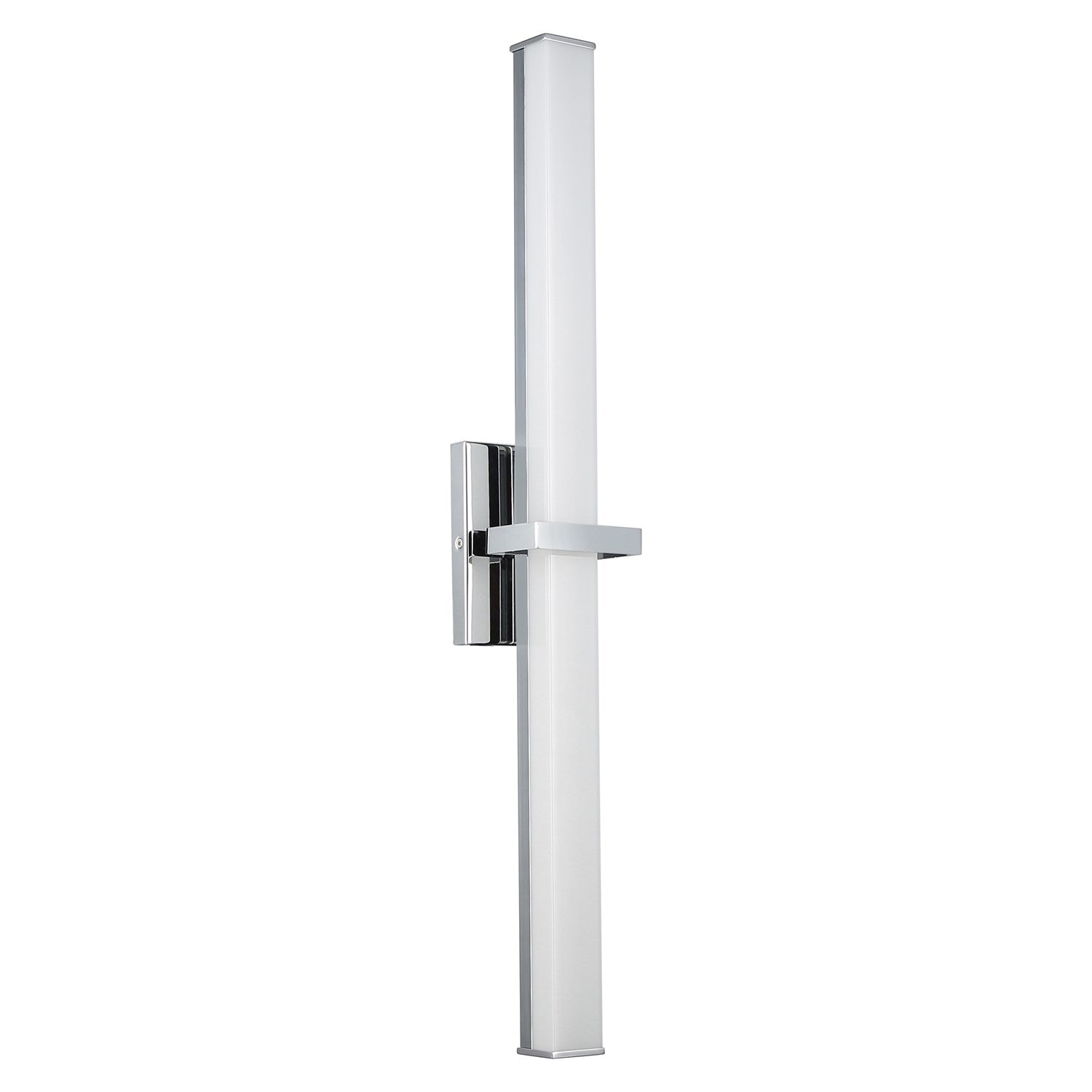 30" Led Bath Bar In Chrome With Opal Glass by Golden