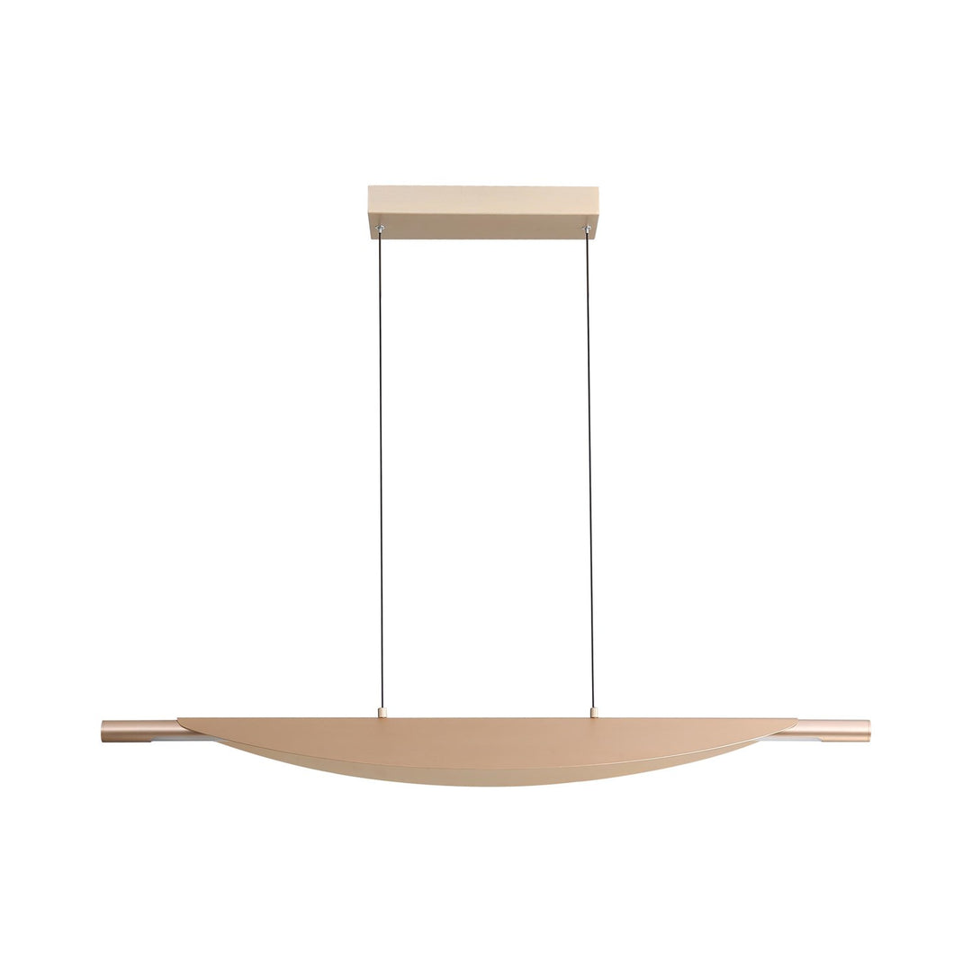42" Led Linear Pendant In French Gold by Golden