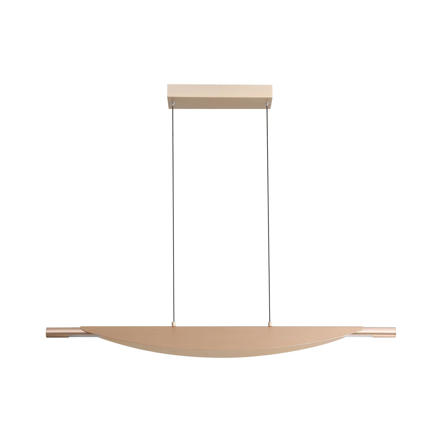 42" Led Linear Pendant In French Gold by Golden