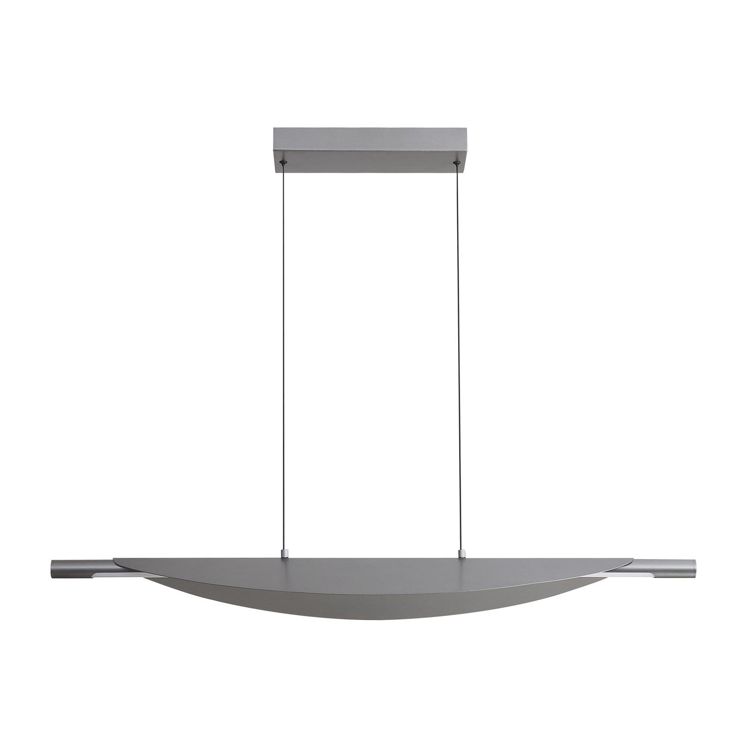 42" Led Linear Pendant In Graphite by Golden