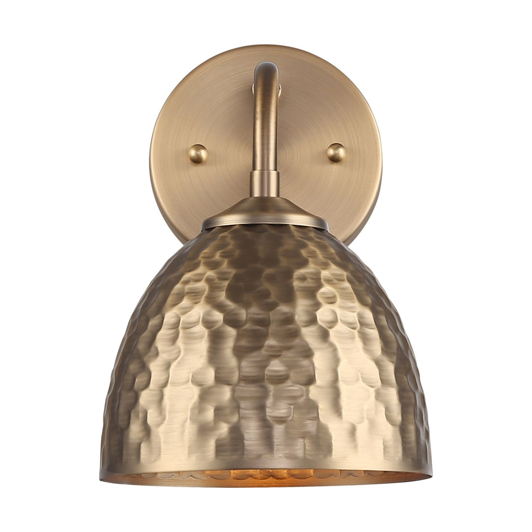 1-Light Wall Sconce In Modern Brass With Modern Brass by Golden