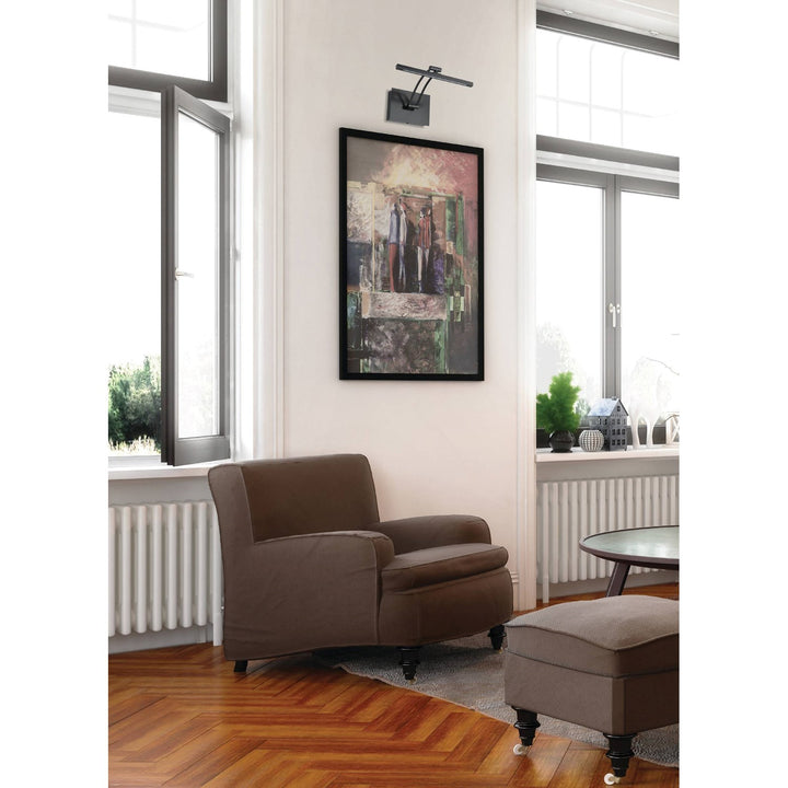 Integrated Led Wall Light W/ Matte Nickel Finish