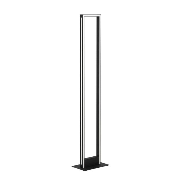 1 Light Integrated Led Floor Lamp W/ Black Finish & White Diffuser by Eglo