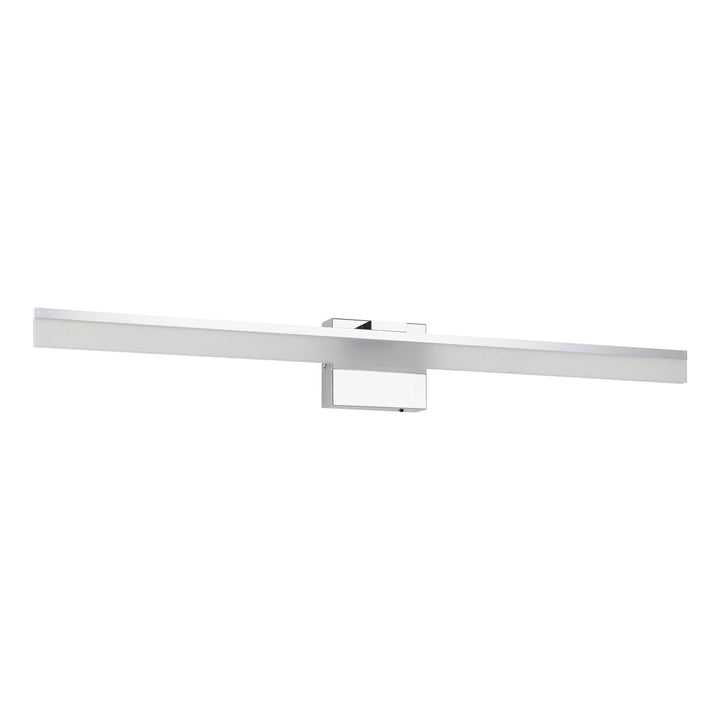 Integrated Led Bath/Vanity Light With Chrome Finish & Satin Shade by Eglo
