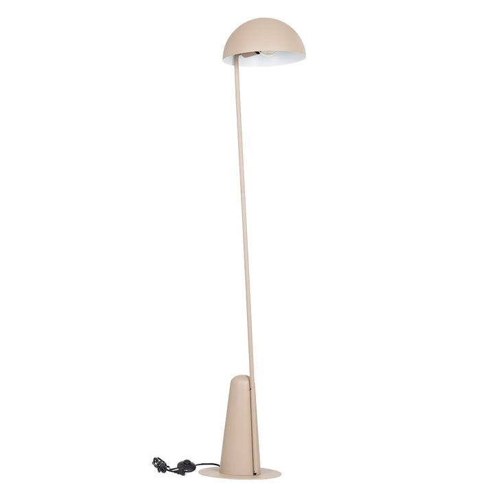 1 Light Floor Lamp W/ A Sandy Finish & Sandy Metal Shade by Eglo