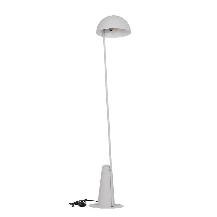 1 Light Floor Lamp W/ Grey Finish & Grey Metal Shade by Eglo