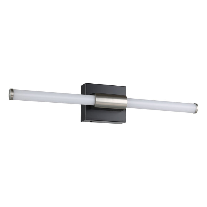 1 Light Led Bath/Vanity Light W/ Matte Black & Gold Finish by Eglo