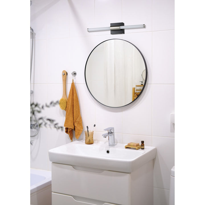 1 Light Led Bath/Vanity Light W/ Matte Black & Gold Finish