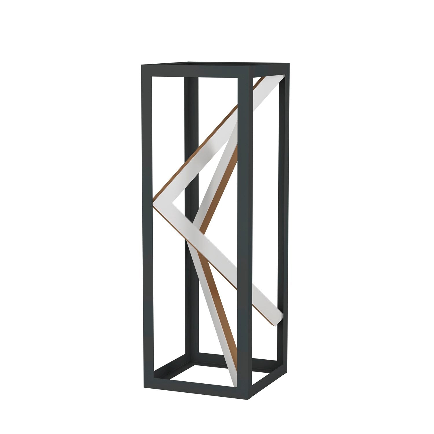 1 Light Led Table Lamp W/ Black & Gold Finish W/ White Acrylic Diffuser by Eglo
