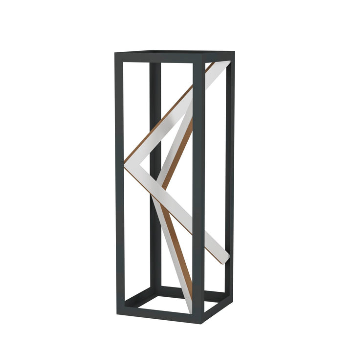 1 Light Led Table Lamp W/ Black & Gold Finish W/ White Acrylic Diffuser by Eglo