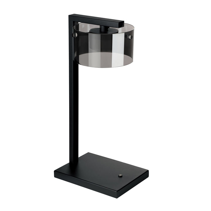 1 Light Integrated Led Table Lamp W/ Black Finish by Eglo