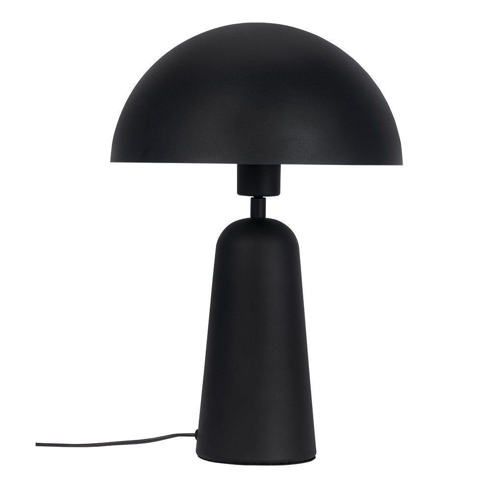 1 Light Table Lamp Black W/ White Interior Metal Shade by Eglo