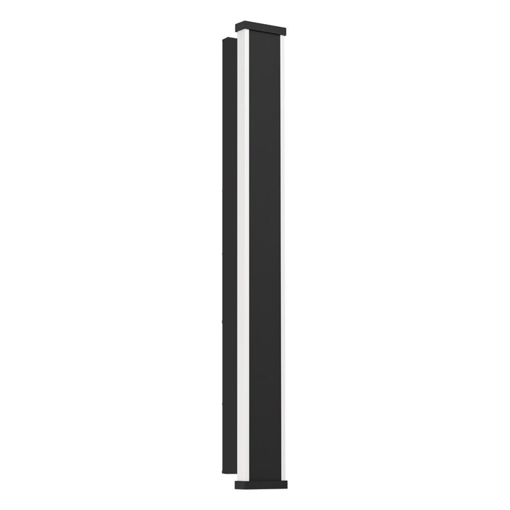 1 Light Led Outdoor Wall Light W/ Black Finish & White Plastic Diffuser by Eglo