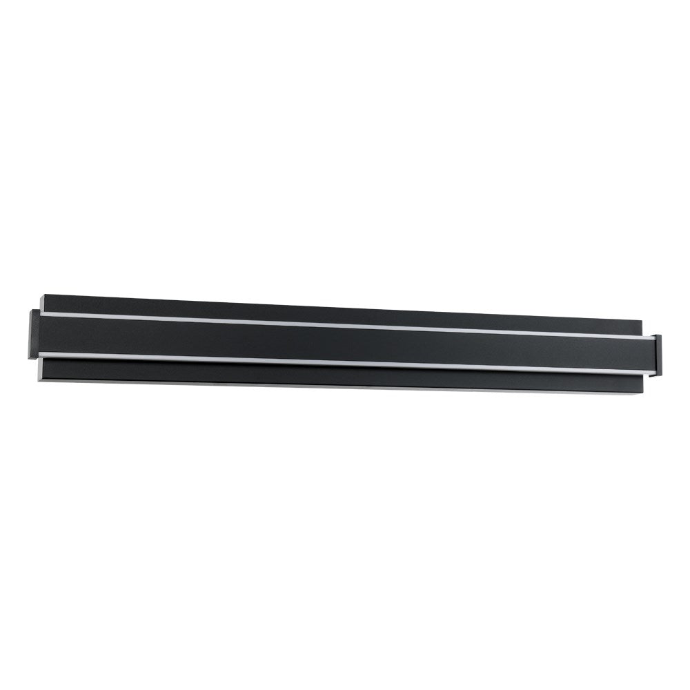 1 Light Led Outdoor Wall Light W/ Black Finish & White Diffuser