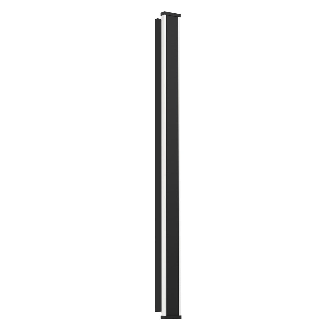1 Light Led Outdoor Wall Light W/ Black Finish & White Diffuser