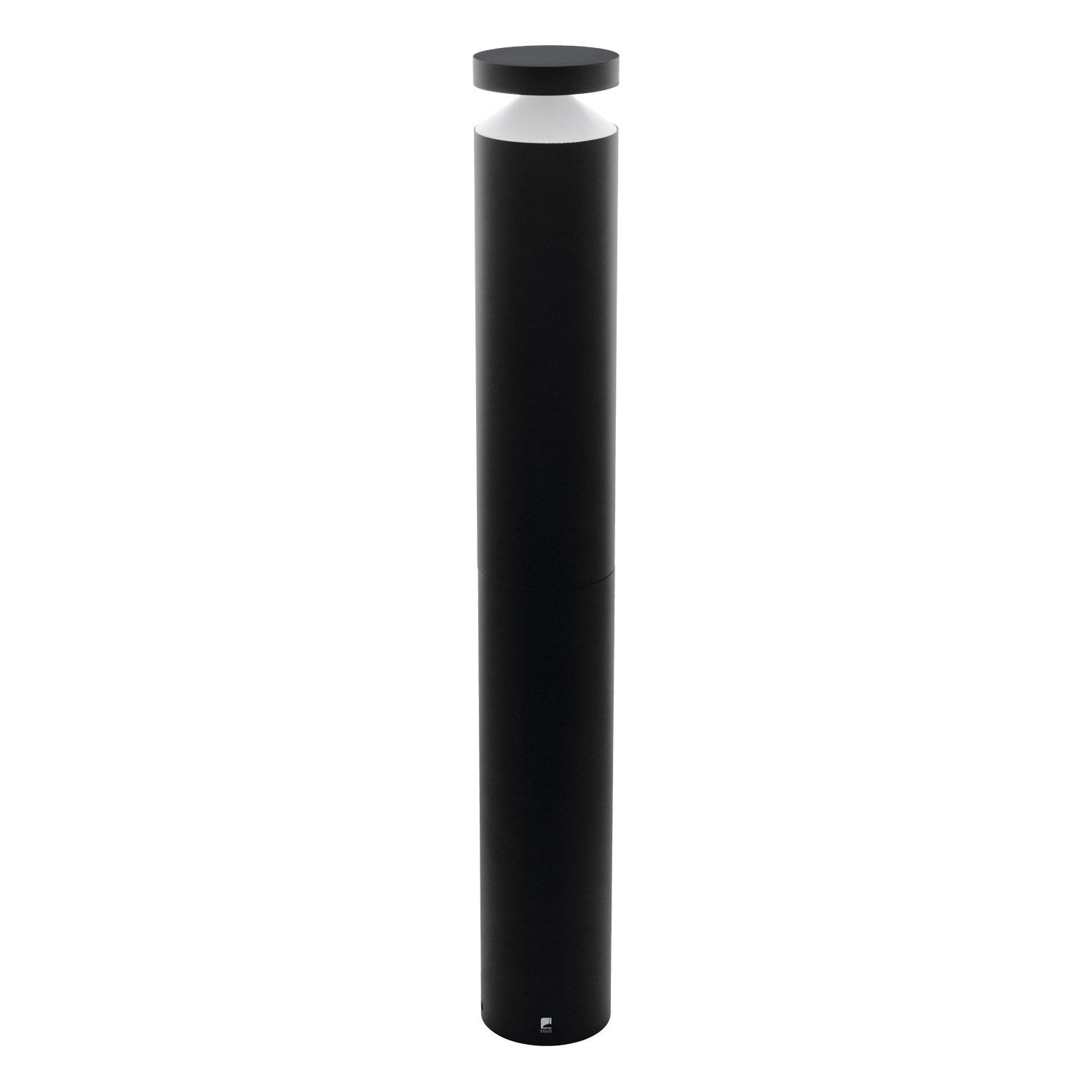1 Light Led Outdoor Post Light W/ Black Finish & White Acrylic Diffuser by Eglo