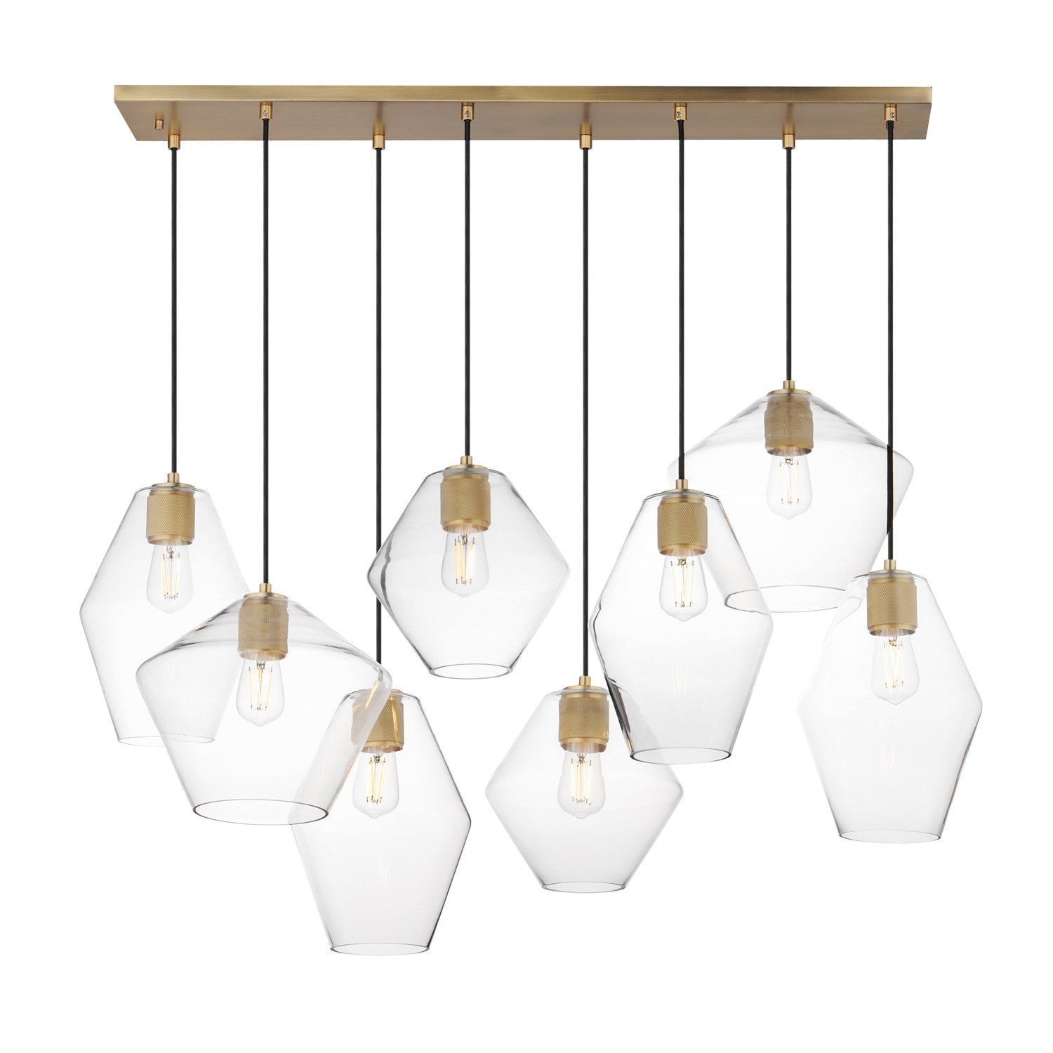 Geode-Multi-Light Pendant by Maxim
