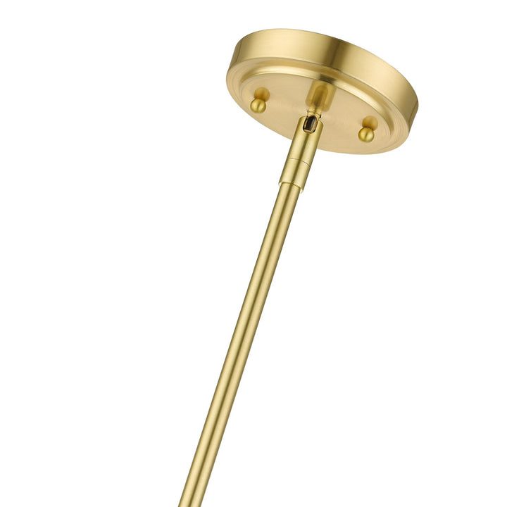 1 Light Satin Brass Mini Pendant