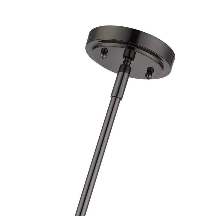 1 Light Black Chrome Mini Pendant