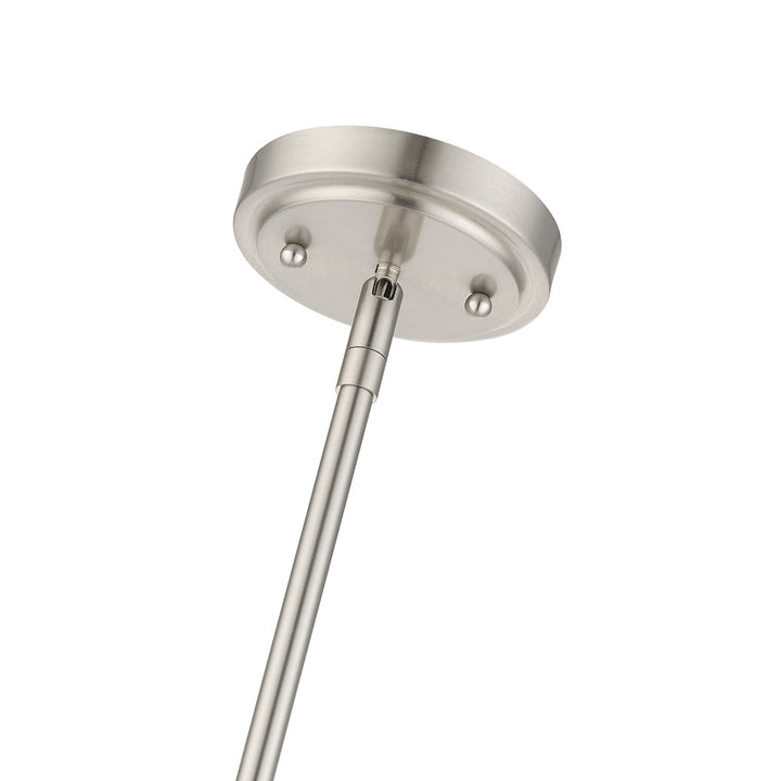 1 Light Brushed Nickel Mini Pendant