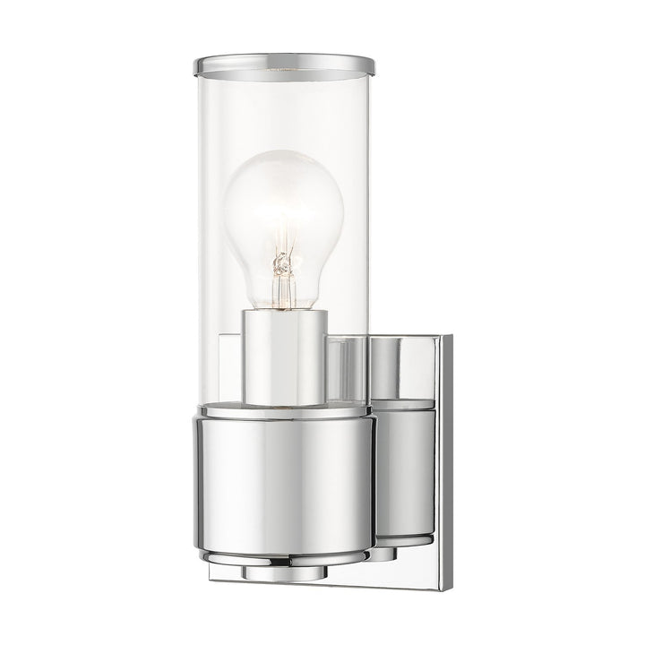 1 Light Polished Chrome Ada Sconce by Livex Lighting