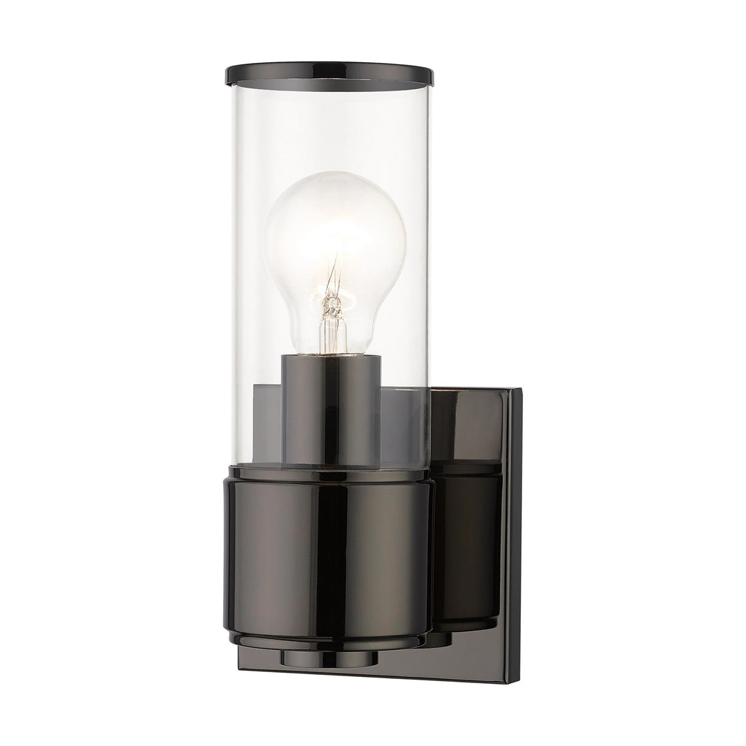 1 Light Black Chrome Ada Sconce by Livex Lighting